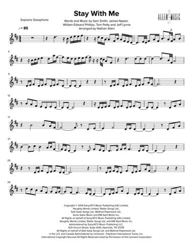 Stay With Me (arr. Nathan Allen)