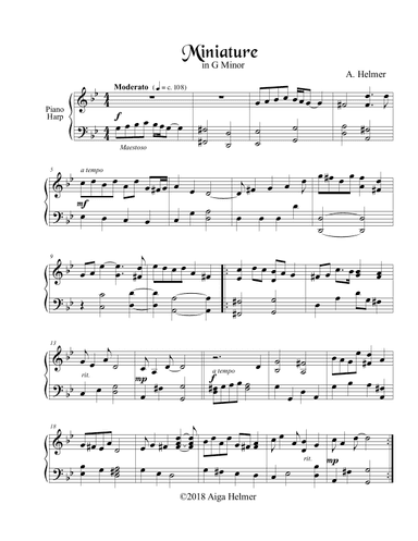 Miniature in G minor