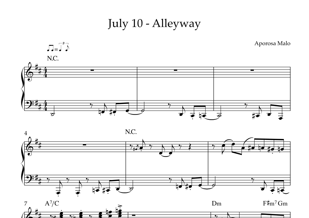 July 10 - AlleyWay