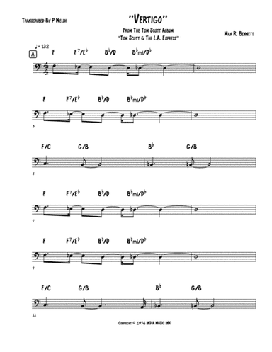 Vertigo (arr. P Welsh)