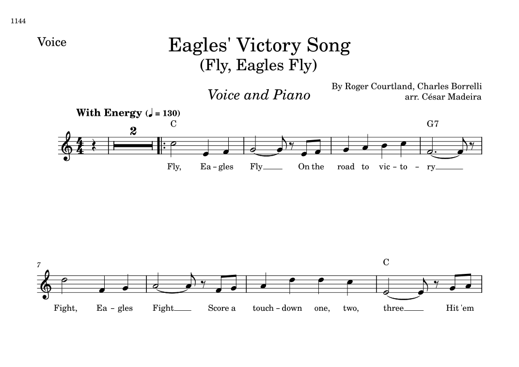 Eagles' Victory Song (arr. César Madeira)