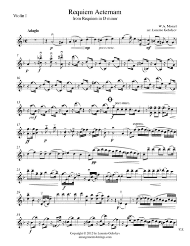 Requiem Aeternam (arr. Lorento Golofeev)