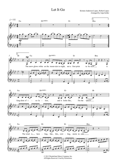 Let It Go (arr. Anja Goller)