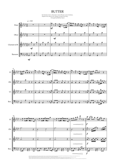Butter (arr. Matthew pyeon)