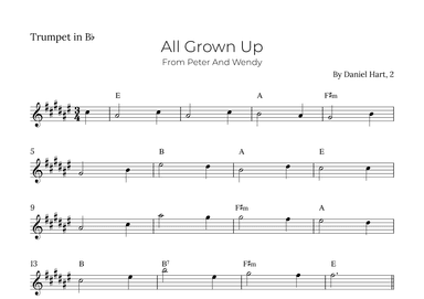 All Grown Up (arr. Alex Nunes Rodrigues)