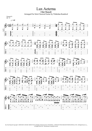 Lux Aeterna (arr. Vilakshan Kandwal)