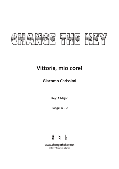 Vittoria, mio core! - A Major (arr. Change the Key)