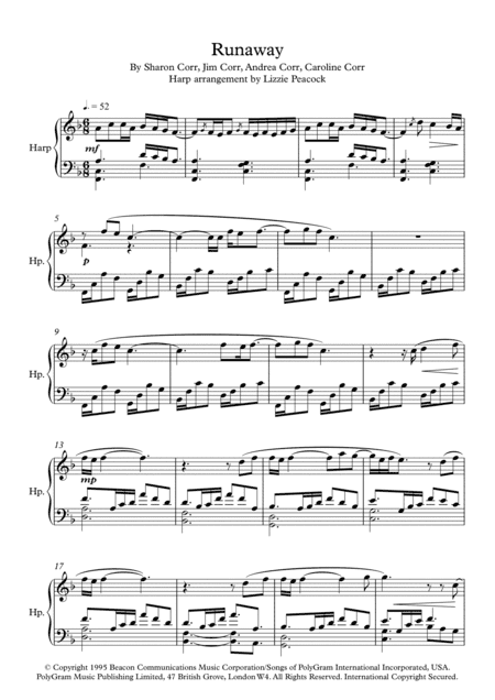 Runaway (arr. Lizzie Peacock)