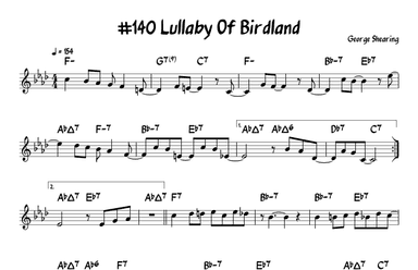 Lullaby Of Birdland (arr. John Fries)