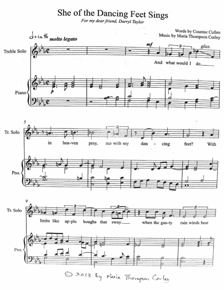 She of the Dancing Feet Sings (Medium voice)