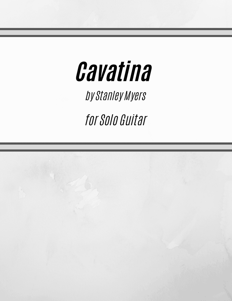 Cavatina (arr. Kenneth Pasciak)