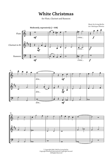 White Christmas (arr. Henrique Oliveira)