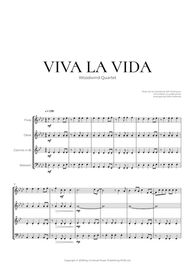 Viva La Vida (arr. Pedro Merendi)