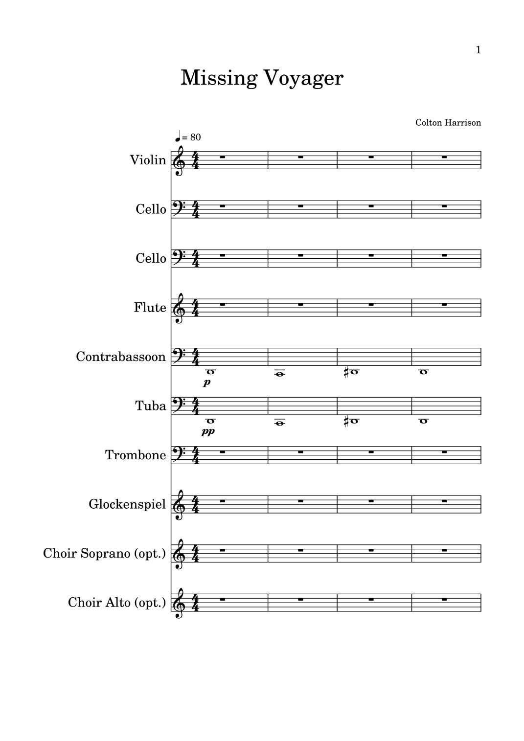 Missing Voyager for Concert Band