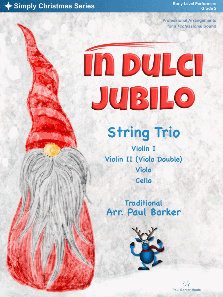 In Dulci Jubilo (String Trio) (arr. Paul Barker)