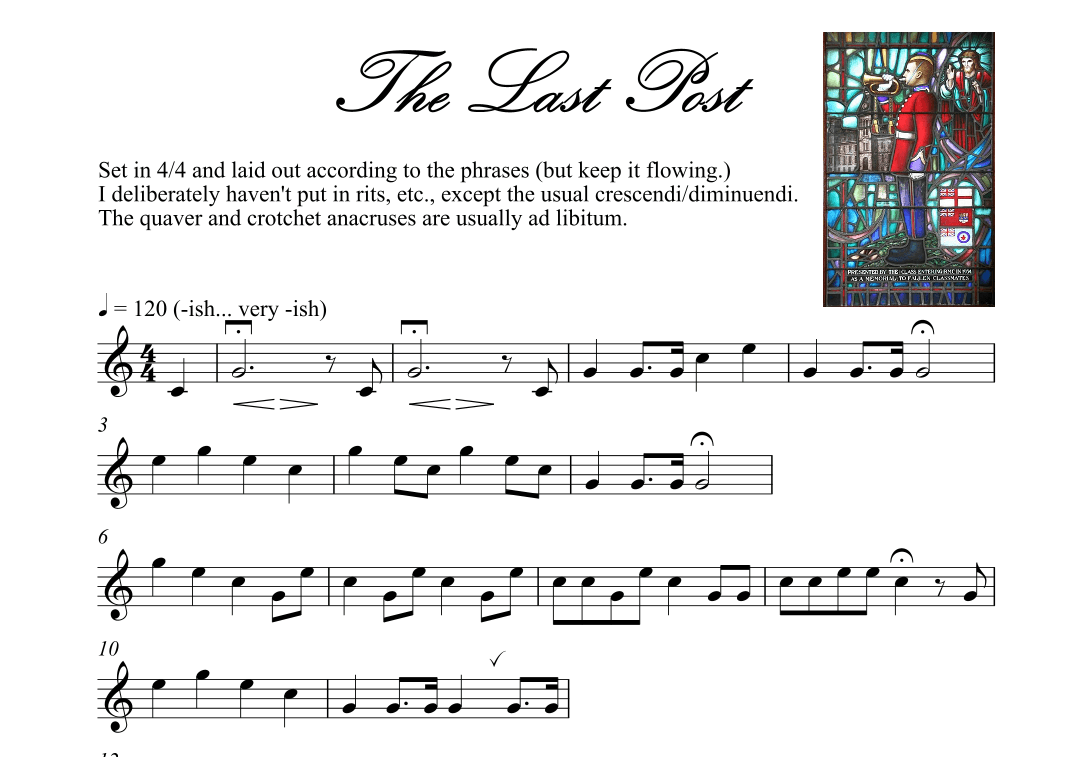 The Last Post (arr. Christopher Wilson)