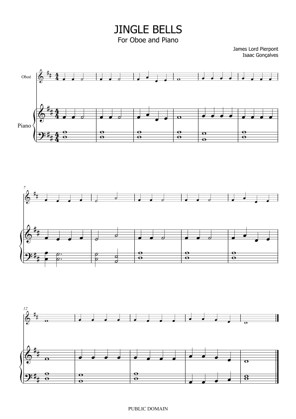 Jingle Bells (arr. Isaac Gonçalves)