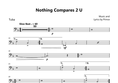 Nothing Compares 2 U (arr. David Lartey)