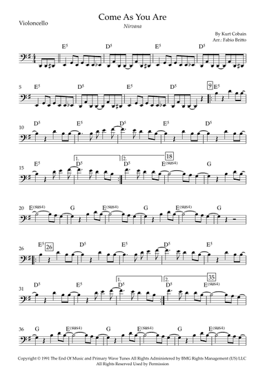 Come As You Are (arr. Fabio Britto)