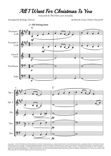 All I Want For Christmas Is You (arr. Rodrigo Faleiros)