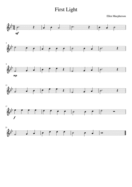 FIRST LIGHT FLUTE