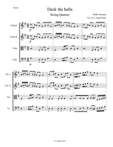 Deck the halls (arr. José angel Ortiz ramirez)