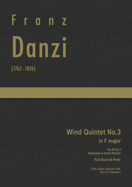 Danzi - Wind Quintet No.3 in F major, Op.56 No.3 (arr. J.G. Cucó Barber)