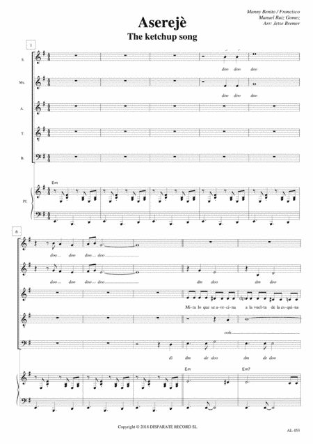 Asereje (arr. Jetse Bremer)