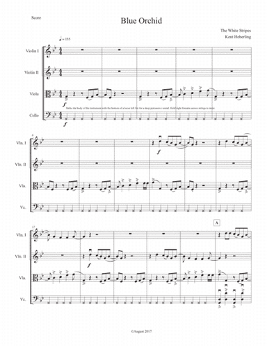 Blue Orchid (arr. Kent Heberling)
