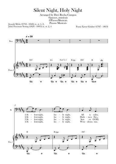 Silent Night, Holy Night (arr. Davi Rocha Campos)