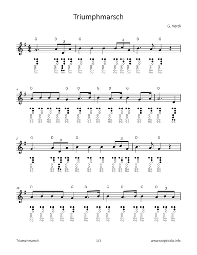 Triumphmarsch (arr. songbooks.info)
