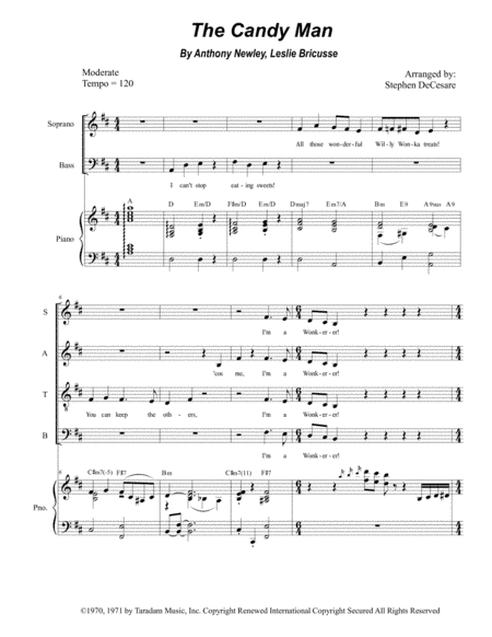 The Candy Man (arr. Stephen DeCesare)