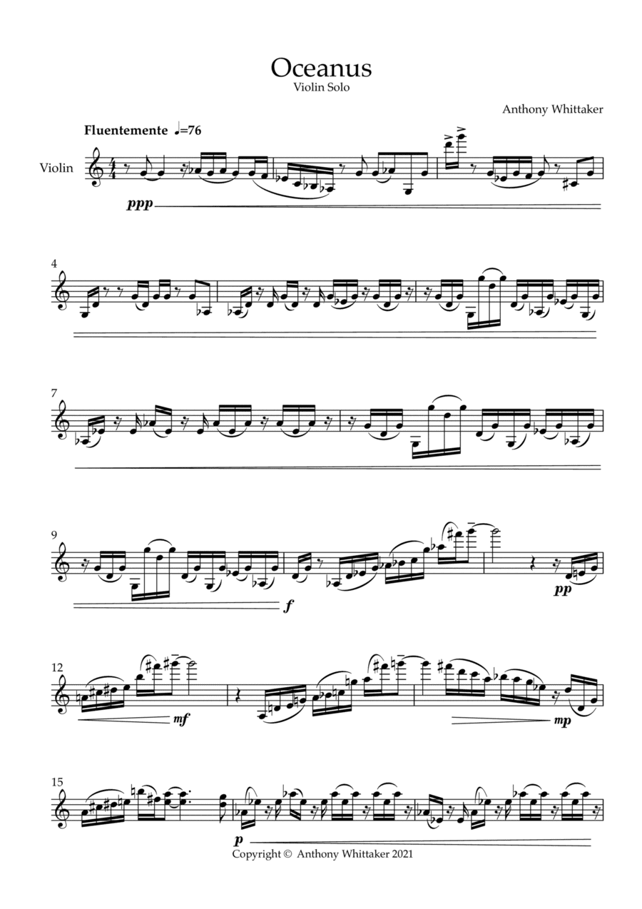 Oceanus (violin solo)