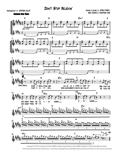 Don't Stop Believin' (arr. Stephen Bulat)
