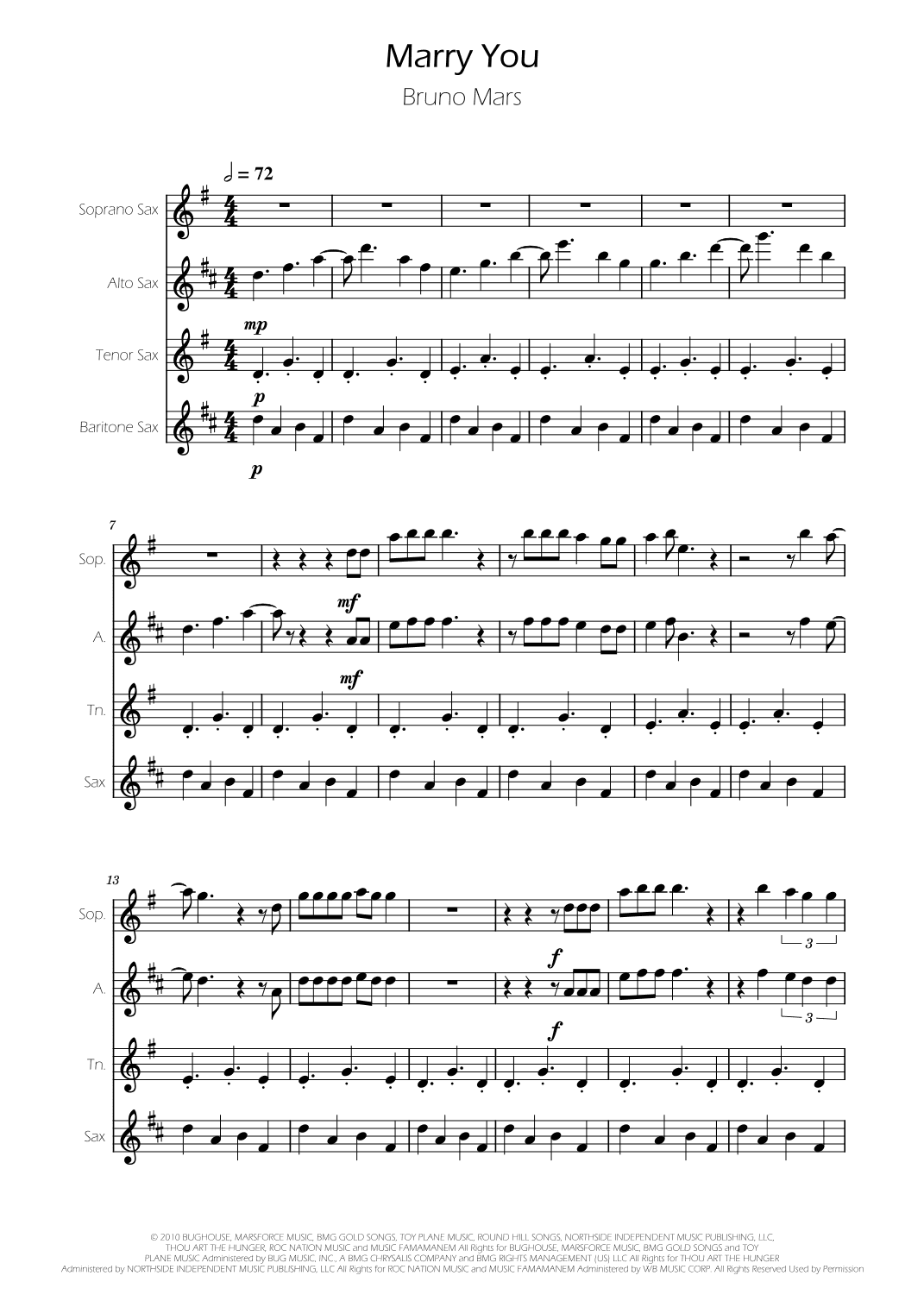 Marry You (arr. Ygor Nunes)