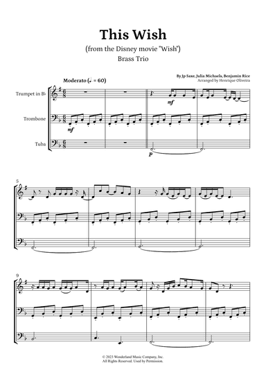 This Wish (arr. Henrique Oliveira)