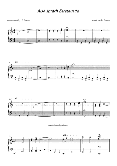Also sprach Zarathustra (arr. F. Brezzo)