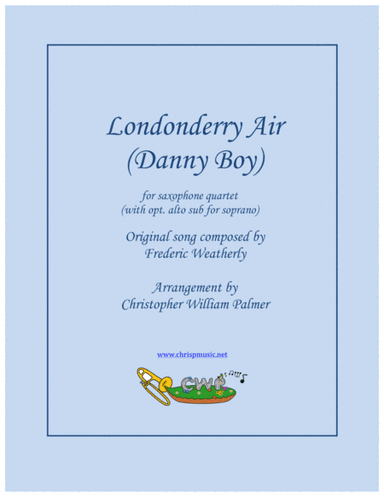 Londonderry Air (Danny Boy) - Sax Quartet (arr. Christopher William Palmer)