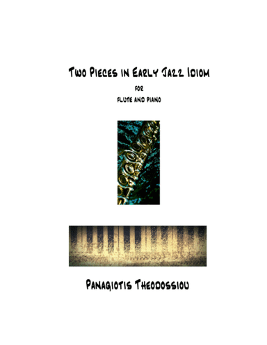 "Two Pieces in Early Jazz Idiom" for flute and piano