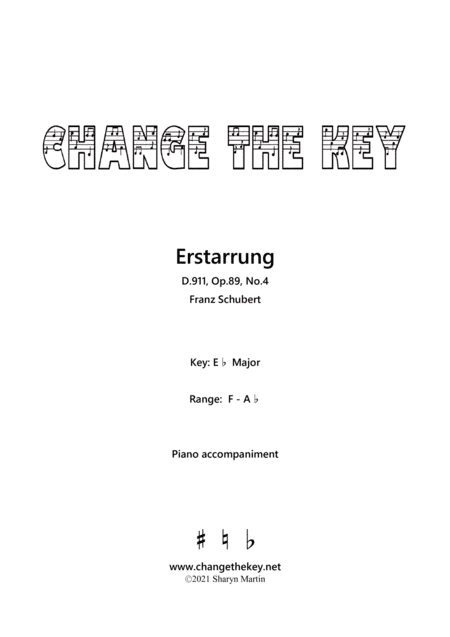 Erstarrung Eb Major (arr. Sharyn Martin)