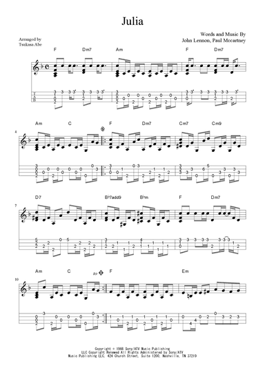 Julia (arr. Tsukasa Abe)