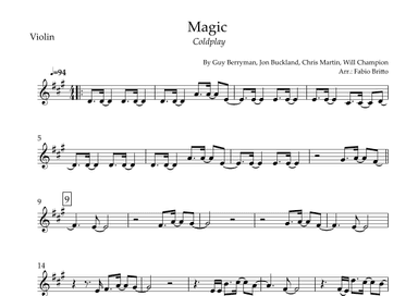 Magic (arr. Fabio Britto)