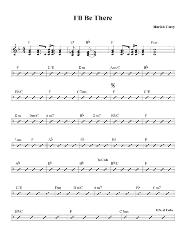 I'll Be There (arr. David M Fagnant)
