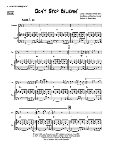 Don't Stop Believin' (arr. Andrew Will)