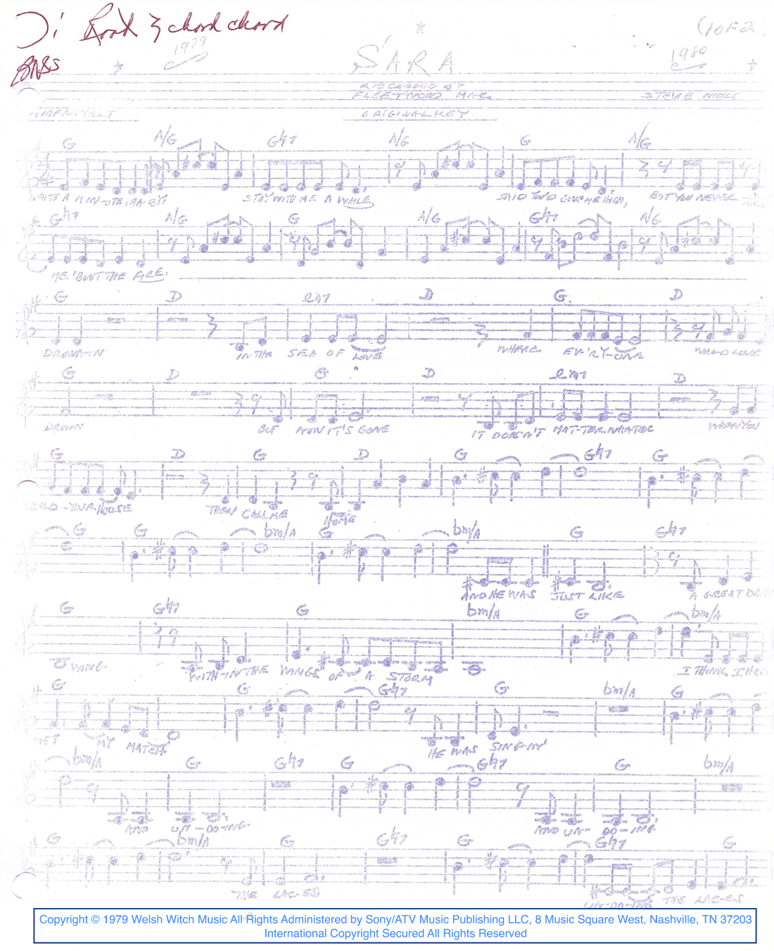 Sara (arr. B. Herfurth)