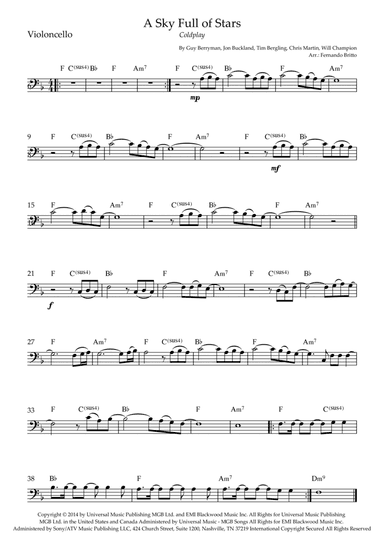 A Sky Full Of Stars (arr. Fernando Britto)
