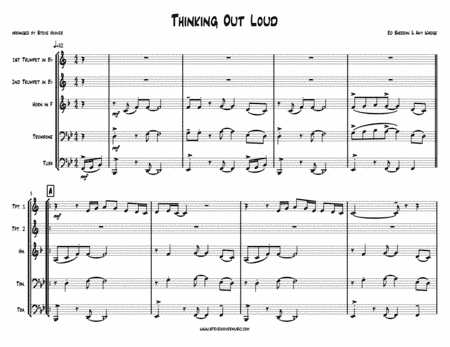 Thinking Out Loud (arr. Steve Hoover)