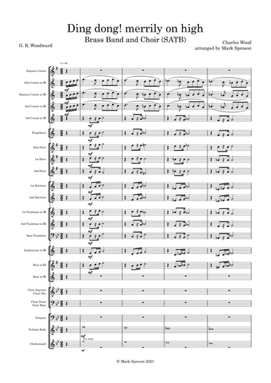 Ding dong! merrily on high (arr. Mark Sproson)