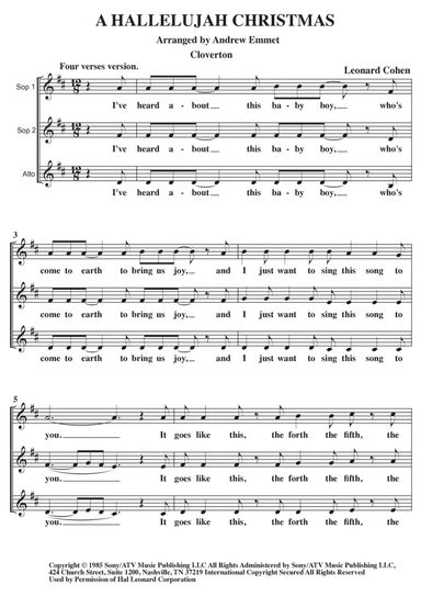 Hallelujah (arr. Andrew Emmet)