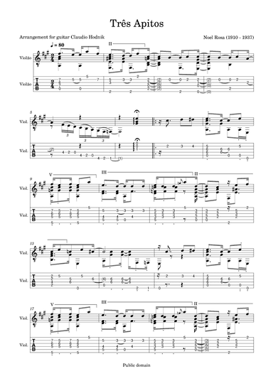 Três apitos (arr. Claudio Hodnik)